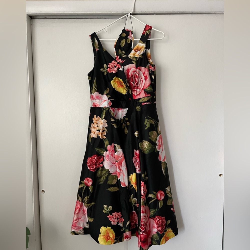 Black Floral Dress